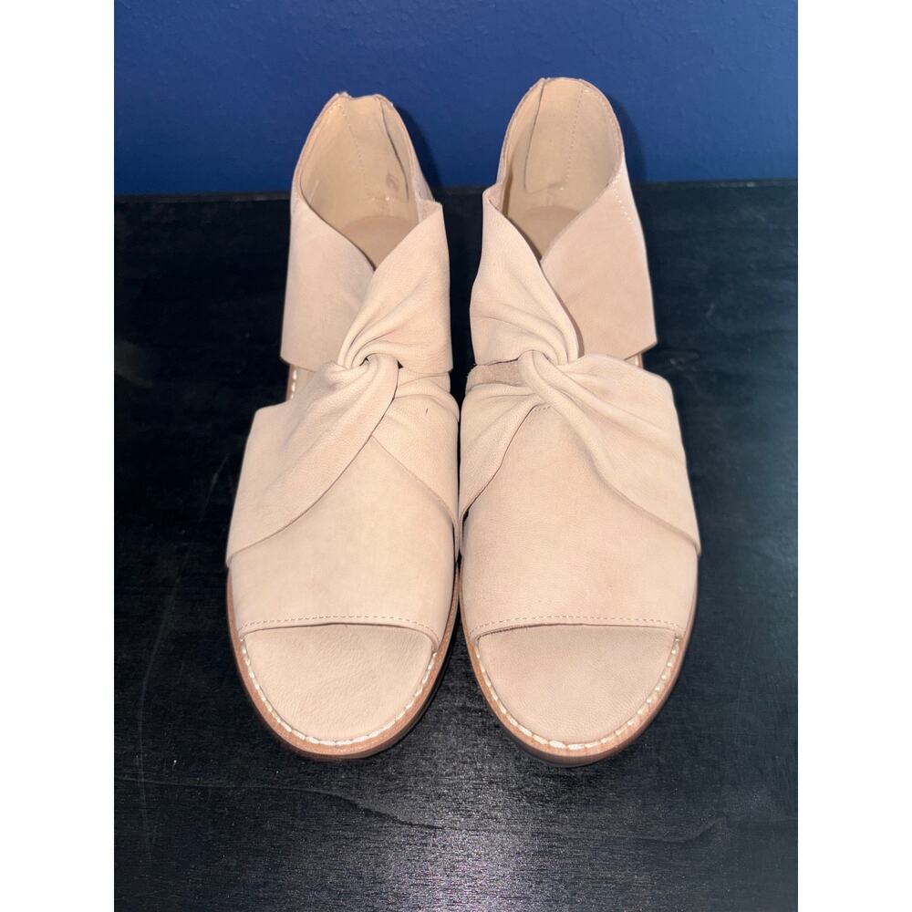 EILEEN FISHER Raja Platform Wedge Sandals – Size 7.5 in Stone